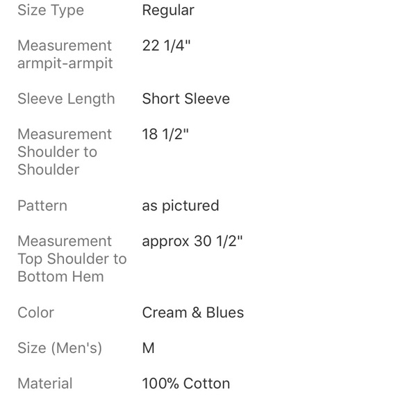 Transcript Medium Men’s Short Sleeve Button Shirt - Picture 5 of 5